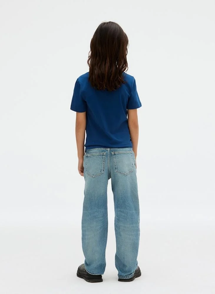 Calvin Klein Jeans Kids Logo Crew Neck T-Shirt